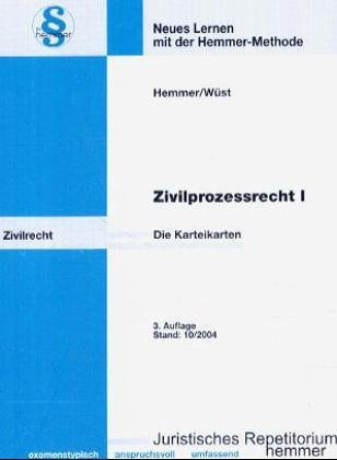 ZPO I (Karteikarten - Zivilrecht)