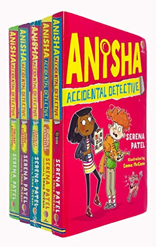Anisha, Accidental Detective Series 5 Books Collection Set (Accidental Detective, School's Cancelled, Granny Trouble, Show Stoppers & Holiday Adventure)