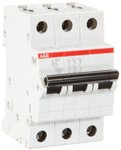ABB S203-B6 Sicherungsautomat - S200-3P - 6 A - B 2CDS253001R0065