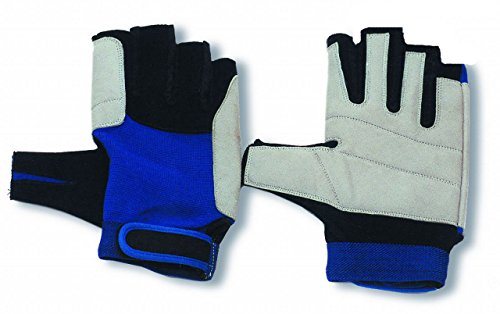 Navyline Damen Herren Segelhandschuhe Neopren 5 Finger frei warm, Größe:S