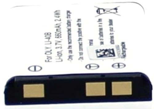 AGI 86491 Li-Ion 660 mAh 3,7 V Akku wiederaufladbar – Akkus (660 mAh,-Ionen (LiIon), 3,7 V, schwarz, weiß, 1 Stück (S))