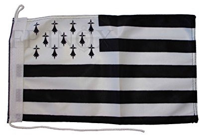FP INOX Pavillon Bretagne (Drapeau) 31x18cm