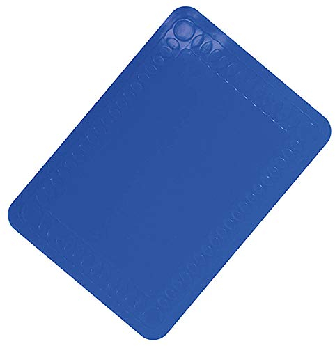 Aidapt Anti Slip Wipe Clean Heat Resistant Silicone Table Mat 250x180mm in Blue