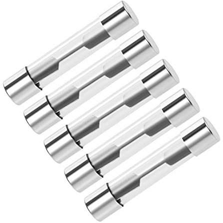 sourcing map 1 Satz Tuschekasten Sicherungsdraht 0.5A 1A 2A 3A 5A 8A 10A 15A 20A 30A 250V 6x30mm schnell Abschmelz 32V 20A 5Stk.