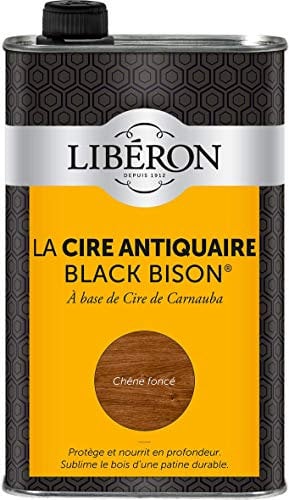 Libéron Cire antiquaire Black Bison Liquide, Chêne foncé 1L