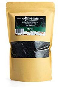 500g PURIZE Coconut - lose Aktivkohle auf Kokosnuss Basis zum Befüllen von Aktivkohle-Adaptern inkl. 1/5 Sticker