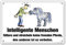 Comic-Schilder.de - Intelligentes Menschen... Schild (Bitte nicht füttern/nicht streicheln) - Tierwarnschild - Alu-Dibond - 300 x 200 mm