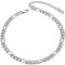 ChainsHouse edelstahl Figarokette Fußkette damen Sommer Fußkettchen Edelstahl 22cm Fußband mit Geschenkebox für damen und mädchen