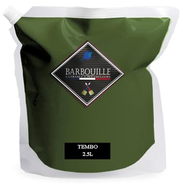 BARBOUILLE - Peinture Acrylique Crocodile - Effet Mat-Poudré - Peinture Mur & Plafond - Lessivable - Séchage En 30 min - COV A+ - Fabriquée En France - 2,5 L