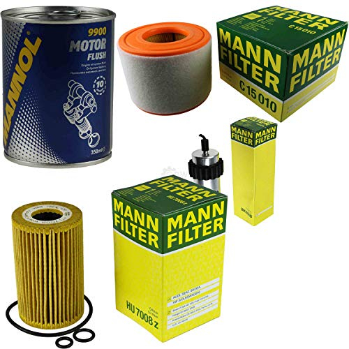 QR-Parts Set 85484680 9900 C 15 010 HU 7008 z WK 6008 Original MANN-Filter Inspektionspaket SCT Motor Flush Motorspülung 11579636
