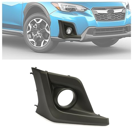 Kojem Right Fog Light Bezel Compatible with 2018-2020 Subaru Crosstrek Replacement for SU1039121 57731FL082 Driving Lamp Trim Cover W/Fog Light hole (Passenger Side Right RH)