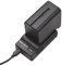 Andoer NP-F960/NP-F970 Batterie et chargeur pour appareil photo Kit 1PC 7,2 V 7800 mAh Grande batterie rechargeable avec câble USB de rechange pour SONY NP-F550 F570 F750 F770 F960 F970