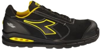 Diadora Unisex Run Net Airbox Master Low S3 SRC ESD Sneaker, Schwarz, 43 EU