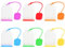 Jagowa 6PCS Silicone Tea Infuser Safe Tea Filter Bags Reusable Leaf Tea Bags Strainer Filter, Blue,green,orange,red