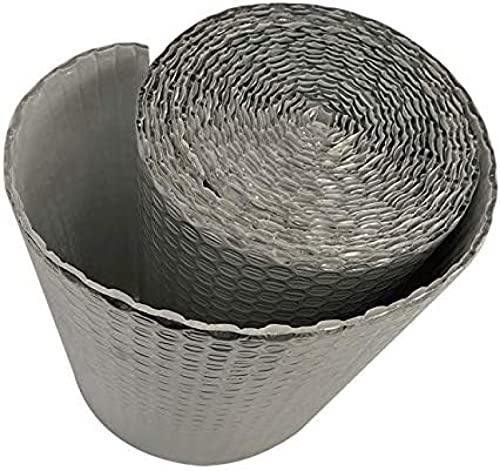 Isolierung Premium Wärmereflektierende Dämmrolle, Dampfsperre Und Wasserdichte Wärmedämmung, Aluminiumfolienmembran, 4 Mm, Für Dachböden, Wände, Böden, Ro (Größe: 1 X 20 M, Farbe: 4 Mm),4mm,1×10m