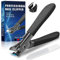 Coupe Ongle pour Ongles Épais, Coupe Ongles Professionnel pour Femmes, Hommes et Seniors, Coupe Ongle Ultra Pointu pour Ongles de Pieds Set Coupe Ongle Antidérapant Grand Coupe Ongle Très Solide