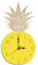 Garneck Kinderzimmeruhren, Uhr für Büro, Ananas-Wanduhr, Cartoon-Obstuhr, Kinderuhr, dekorative Wanduhr, leise Uhr, Ananasform, selbstgemachte Uhr