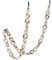 Brillenkette Panzerkette Weiß Beige Braun Marmoriert