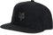 Fox Head Snapback Cap (one Size, Black/Charcoal)
