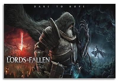 VZRSQZK Poster Lords of The Fallen Game, dekoratives Gemälde, Leinwand-Wandposter und Kunstdruck, modernes Familienschlafzimmer-Dekor-Poster, 60 x 90 cm