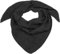 styleBREAKER Damen XXL Strick Dreieck Schal Einfarbig mit Schachbrett Strickmuster, Maxi Schal, Dreieckstuch, Warmes Winter Tuch 01020047, Farbe:Schwarz