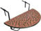 SDWEHO7 Balkontisch Halbrund 76 x 56 x 64 cm Balkon Hängetisch aus Keramik Mosaik, Balkonhängetisch klappbar für Balkon und Terrasse, Terracotta
