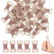 50 Stück Elastische Bandage,Verbandklammern,Verbandsklammern,Verbandsklammern,Stretchbandageclip,Bandage Aluminium Schnalle Elastische Bandage Clips Für Verschiedene Arten Bandagen