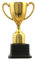 Trofeo Coppa Golden Piccolo trofeo di golf Premi senza coperchio Trofeo di plastica dorata da 7,1 pollici Giocattoli per bambini Bomboniere, oggetti di scena, premi, premi vincenti Trofeo di golf Trof