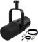XLR Dynamisches Mikrofon, USB Nierencharakteristik Gesang Dynamisches Mikrofon 2 Überwachungsmodi 1 Stummschaltmodus Touchscreen Einstellbar mit Mikrofonabdeckung für Podcasting Gaming Broadcasting