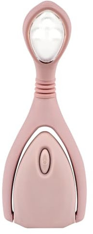 moses. libri_x Leselicht Lumi® Plus Recharge Puder, Klemmleuchte mit stufenlosem Dimmer zum Lesen im Dunkeln, wiederaufladbare LED-Leselampe im Nude Look