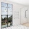 Sky bathroom | 800x600mm Straight Towel Rail Radiator Heated Ladder Warmer Radiator White