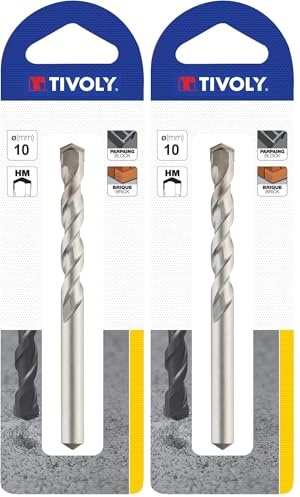 Tivoly 10900220400 Foret béton Pro Ø 04 mm (Lot de 2)