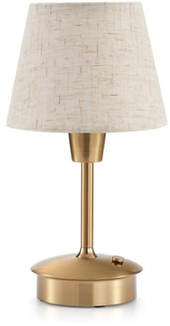 EGOBASIC LED Kabellose Tischlampe für Restaurant Esstisch, 5200mAh Aufladbar Akku Tischleuchte, Kleine Touch Dimmbare Nachttischlampe für Schlafzimmer Wohnzimmer Küche Esszimmer Flur Outdoor Terrasse