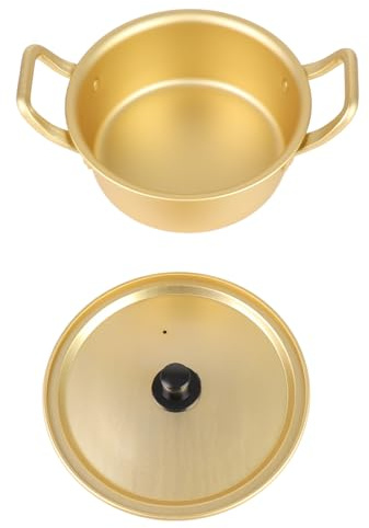 TIKATARER Ramen -Kocher, Schnelles Heizung, Koreanische Kochgeschirr Ramen Noodle Pot, Bowl für Küchenkochgeschirr (16 cm)