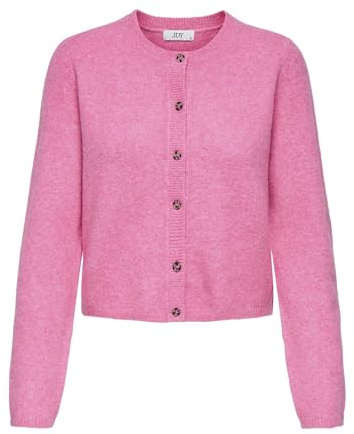 JDY Damen Jdychloe Life L/S Cardigan KNT Noos, Pink Cosmos, XL EU