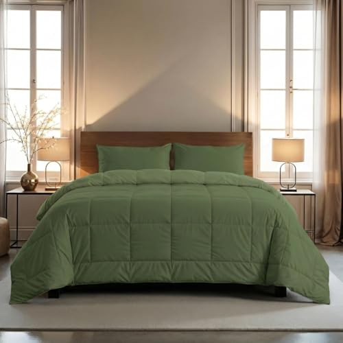 Zelesta Wonderbed Waschbare Bettdecke ohne bezug – Bettdecke & Bezug in einem | Waschbar & Trocknergeeignet | Antiallergisch, Atmungsaktiv & Temperaturregulierend (140x200 cm)