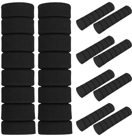 DIKACA Housses de Poignée de Porte Noir Anti-statique Lot de 10 en Eva Bruit en Hiver Protection Garçon et Filles pour Salle de Bain ou Bureau