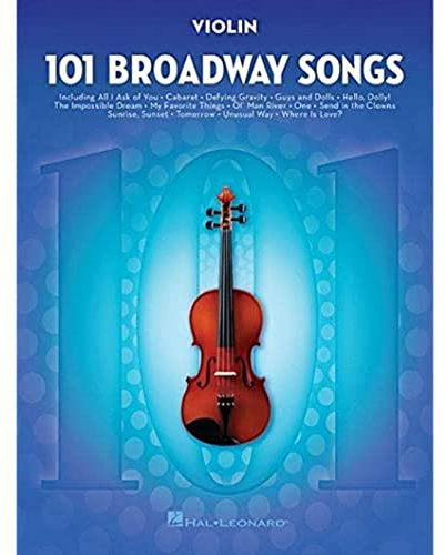 101 Broadway Songs: Violin: Noten, Sammelband für Violine