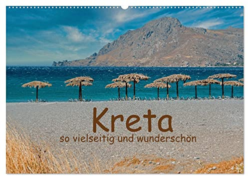 Kreta so vielseitig und wunderschön (Wandkalender 2026 DIN A2 quer), CALVENDO Monatskalender: Verschiedene Ansichten der Insel Kreta (CALVENDO Orte)