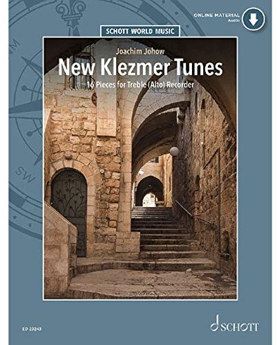 New Klezmer Tunes: 16 Pieces. Altblockflöte (Flöte) und Klavier (Gitarre/Akkordeon). (Schott World Music)