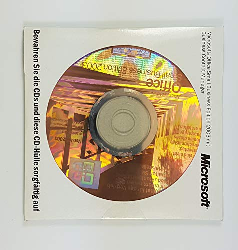 Microsoft Office Small Business Edition 2003 + SP2 (DE) 1 pack - Suites de programmes (DEU, Boîte, CD, Intel Pentium 233MHz, PC, Microsoft Windows 2000 (SP3), Windows XP)