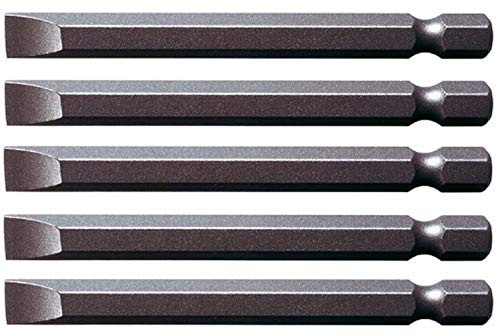 KS Tools 911.7736 1/4 Zoll CLASSIC Bit Schlitz, 75mm, 6mm, 5er Pack