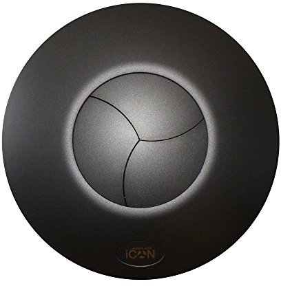 Airflow® iCON 15 Fan Cover in Elegant Anthracite (Dark Grey) – Designer Look for Bathrooms – Fits iCON 15 Extractor Fan