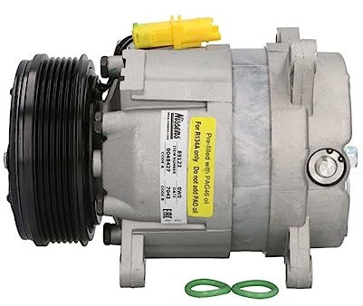NISSENS 89122 A/C Kompressor für Klimaanlage Klimakompressor mit ID: V5 Kältemittel: R134a PAG 46 mit 117mm Riemenscheibe Rillen: 6