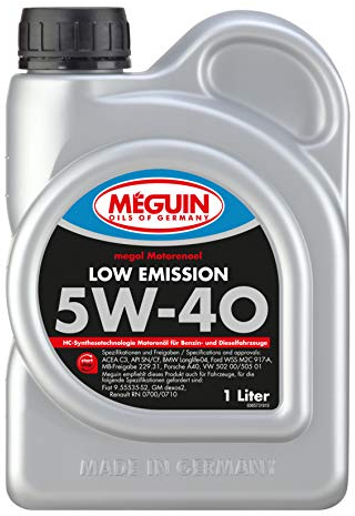 Meguin Megol Low Emission SAE 5W-40 | 1 L | Synthesetechnologie Motoröl | Art.-Nr.: 6573