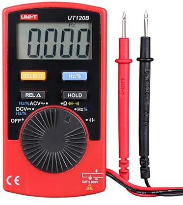 UNI-T UT120B Series UT120 Digital Pocket Multimeter, 600 V AC/DC, 100 kHz