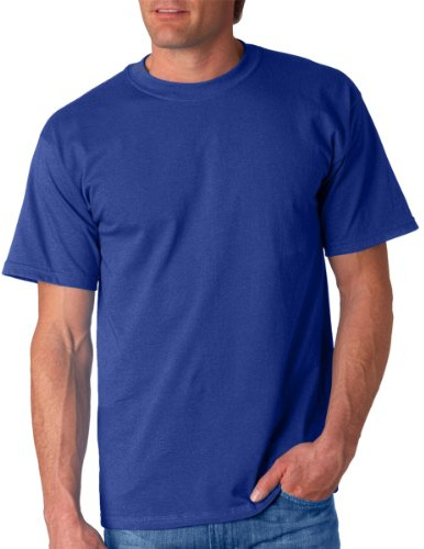 Gildan Mens Ultra Cotton Short Sleeve T-Shirt (2XL) (Metro Blue)