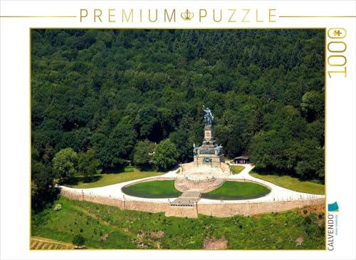 CALVENDO Puzzle Niederwald-Denkmal bei Rüdesheim | 1000 Teile Lege-Größe 64 x 48 cm Foto-Puzzle für glückliche Stunden