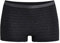 Conta Thermo Panty, bequemer Hipster mit natürlicher Baumwolle, wärmeisolierende Thermounterwäsche, Damenbekleidung, Schwarz Geringelt, Größe: 36/XS