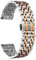 BINLUN Edelstahl Uhrenarmbänder 12mm-24mm SmartWatch Ersatzband Metall uhrarmband für Damen&Herren 6 Farbe kompatibel mit Samsung Galaxy Watch 6, kompatibel mit Garmin Vivoactive 3(rosa tone,19mm)